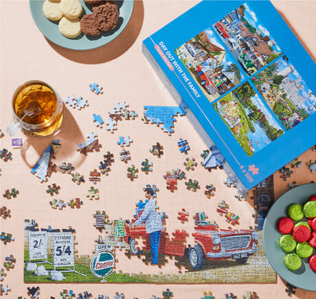 Family fun with jigsaws